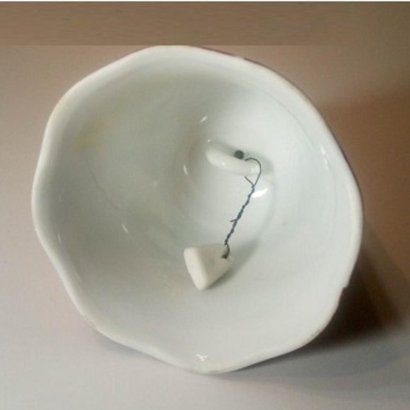 Vintage Imari Style Porcelain Floral Small Bell  -  Vintage 1980s - Picture 3 of 3